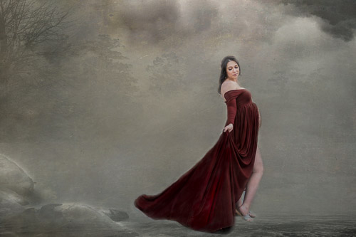 digital pregnancy art